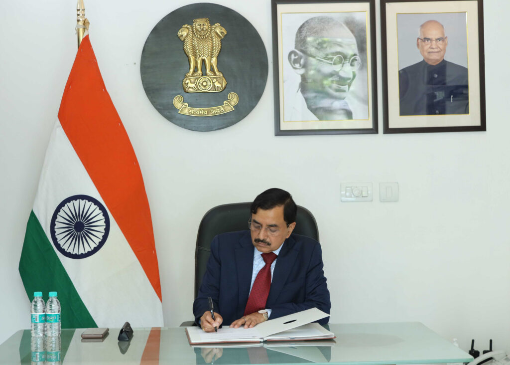 new chief election commissioner of India Shree Rajiv Kumar